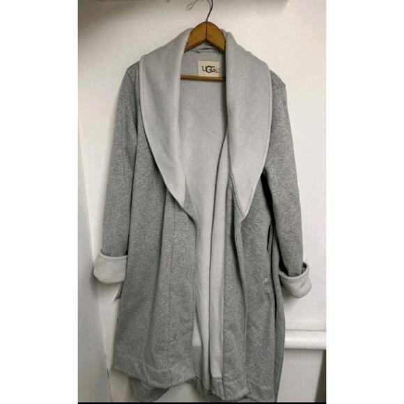 UGG Other - UGG Australia Women's Medium Gray Plush Fleece Bathrobe
